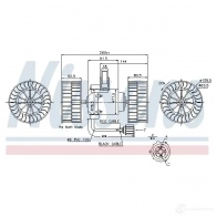 Моторчик вентилятора печки NISSENS 87037 ACDO 11T 5707286378186 1223036 - Изображение 6