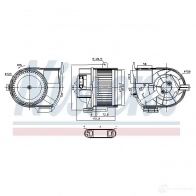 Моторчик вентилятора печки NISSENS EU W9W4 1223277 87487 5707286432857 - Изображение 5
