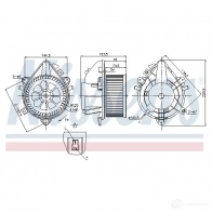 Моторчик вентилятора печки NISSENS 2M8X X 87124 1223102 5707286381513 - Изображение 6