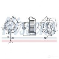 Моторчик вентилятора печки NISSENS TIW6 8V 5707286378636 87081 1223070 - Изображение 10