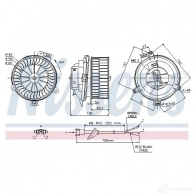 Моторчик вентилятора печки NISSENS 87153 X5 KN8 5707286387232 1223125 - Изображение 6
