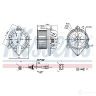 Моторчик вентилятора печки NISSENS EUD S5 5707286390744 1223153 87183 - Изображение 6