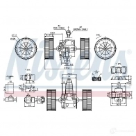Моторчик вентилятора печки NISSENS 5707286379015 4 WOWG 1223096 87117 - Изображение 6