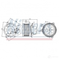 Моторчик вентилятора печки NISSENS 5707286379060 ZAL R9 1223100 87122 - Изображение 6