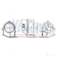 Моторчик вентилятора печки NISSENS WGB4 B 5707286378285 1223043 87047 - Изображение 6