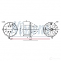 Моторчик вентилятора печки NISSENS 87832 1437665555 MYQ AVN7 - Изображение 6