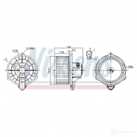 Моторчик вентилятора печки NISSENS WRN S3 5707286390522 1223133 87161 - Изображение 6