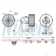 Моторчик вентилятора печки NISSENS 87240 MFKM KG 1223182 5707286407367 - Изображение 6