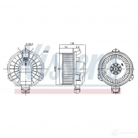 Моторчик вентилятора печки NISSENS 8D A6PZ3 1223251 87419 5707286423756 - Изображение 6