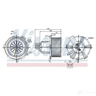 Моторчик вентилятора печки NISSENS 87085 5707286378674 ACK5O 2M 1223072 - Изображение 6