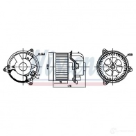 Моторчик вентилятора печки NISSENS 87784 1437665393 Z8 ZCAWD - Изображение 5