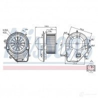 Моторчик вентилятора печки NISSENS BLK T9A 87060 1223054 5707286378414 - Изображение 6