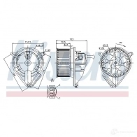 Моторчик вентилятора печки NISSENS 87095 5707286378780 V C4QL 1223079 - Изображение 6