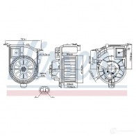 Моторчик вентилятора печки NISSENS 87450 1437665573 XGWSR J2 - Изображение 6