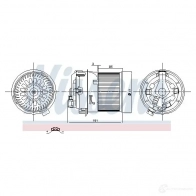Моторчик вентилятора печки NISSENS 87258 146S5 D 1223199 5707286408418 - Изображение 5