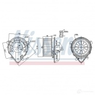 Моторчик вентилятора печки NISSENS C IUG8 1223150 5707286390706 87179 - Изображение 6