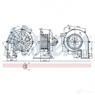 Моторчик вентилятора печки NISSENS 87078 1223067 GL YBY 5707286378605 - Изображение 6