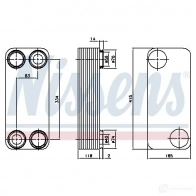 Масляный радиатор АКПП NISSENS 5707286390126 90769 1224283 3CKQR V - Изображение 2