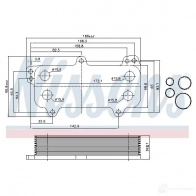Масляный радиатор двигателя NISSENS YX2 OIG 1224212 5707286360877 90684 - Изображение 2