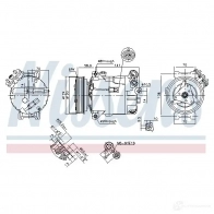 Масляный радиатор двигателя NISSENS Bmw 3 (E93) 5 Кабриолет 3.0 325 d 204 л.с. 2009 – 2013 5707286411623 90901 26CN AU7