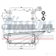 Масляный радиатор двигателя NISSENS KPF 8M7 5707286404663 1224296 90784 - Изображение 11