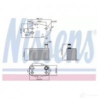 Масляный радиатор двигателя NISSENS 81U1AG 5 90786 5707286404694 Bmw 5 (E39) 4 Седан 3.0 530 d 193 л.с. 1998 – 2003
