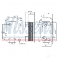 Масляный радиатор двигателя NISSENS IAY 7W 91151 5707286461413 1417929836 - Изображение 5