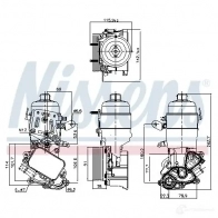 Масляный радиатор двигателя NISSENS 91326 0Y6 T6BK 1439014833