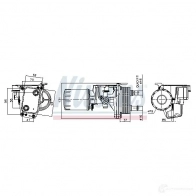 Масляный радиатор двигателя NISSENS 91337 Peugeot 508 1 (8E) Универсал 2.0 HDi 180 RxH 181 л.с. 2014 – наст. время T2IX2 O
