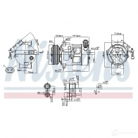 Масляный радиатор двигателя NISSENS Fiat Punto (188) 2 Хэтчбек 1.9 JTD 86 л.с. 2001 – 2012 Z7YL 2 5707286404786 90795
