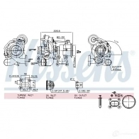 Турбина NISSENS 93442 Opel Astra (K) 5 Хэтчбек 1.4 Turbo (68) 125 л.с. 2015 – наст. время S8 T6AI