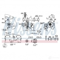Турбина NISSENS 93179 5707286402249 8JNH M4 1224792 - Изображение 6