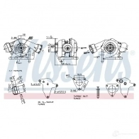 Турбина NISSENS Volkswagen Transporter (T5) 5 Фургон 2.5 TDI 174 л.с. 2003 – 2009 WT5XJ F 93254