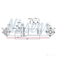 Водяной насос, помпа NISSENS 831055 1437665832 V 5B6LN2 - Изображение 6
