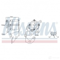 Водяной насос, помпа NISSENS 7 G60LH1 1437666006 831064 - Изображение 7
