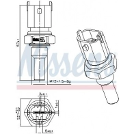 Датчик температуры охлаждающей жидкости NISSENS 0OH IO 207052 1440213536