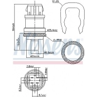 Датчик температуры охлаждающей жидкости NISSENS 1440213541 WIN JFG 207061