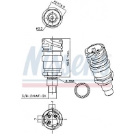 Датчик давления кондиционера NISSENS 1440213483 301028 XC9 LX10
