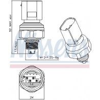 Датчик давления кондиционера NISSENS 301145 1440213507 BAVSJ N7