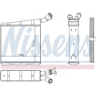 Радиатор охлаждения двигателя NISSENS 606334 Volkswagen Passat (B6) 4 Седан 3.6 R36 4motion 300 л.с. 2007 – 2010 Q HRPT