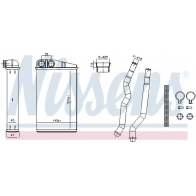 Радиатор печки, теплообменник NISSENS H B4T7 Peugeot 107 707270