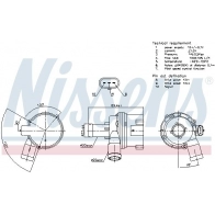 Водяной насос, помпа NISSENS 831117 1440213459 S93G FZM - Изображение 6