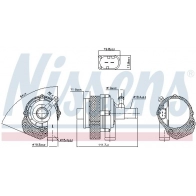 Водяной насос, помпа NISSENS 0 09ZYZV 1440213464 831378 - Изображение 6