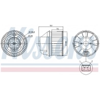 Моторчик вентилятора печки NISSENS Ford Mondeo 5707286432949 87496 1 E8VW