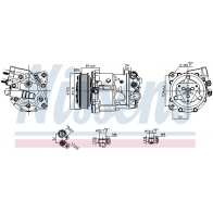 Компрессор кондиционера NISSENS 5707286359024 5 XTXC 89398 1223935 - Изображение 8