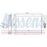 Испаритель кондиционера, радиатор печки NISSENS 92337 7 FWVW Mercedes C-Class (W205) 4 Седан 3.0 AMG C 43 4 matic (2064) 390 л.с. 2018 – наст. время