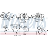 Турбина NISSENS T EMDO64 93265 Volkswagen Transporter (T5) 5 Грузовик 2.5 TDI 130 л.с. 2003 – 2009