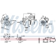 Турбина NISSENS 93528 C8J4 HE Peugeot Boxer 3 (250) Кабина с шасси 3.0 HDi 160 156 л.с. 2006 – 2024