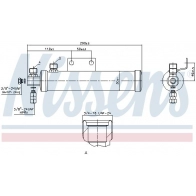Осушитель кондиционера NISSENS Z7SCQG M 1226702 95511 5707286382602