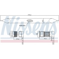 Осушитель кондиционера NISSENS 95784 Toyota Highlander (XU70) 4 2019 – 2020 R4SH 6U